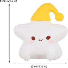 Load image into Gallery viewer, Cute Star Design Night Light, USB Rechargeable Silicone Night Light, Creative Ambient Light for Bedroom, Living Room, Home Decor,Nightlight,Lamp,lighting,Gift
