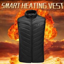 Load image into Gallery viewer, Heated Vest, Unisex Winter Outerwear for Men Women, Lightweight USB Electric Clothing Vest with 3 Heating Levels, Adjustable Size (Battery Pack Not Included)
