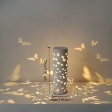 Load image into Gallery viewer, LED Butterfly pattern decorative projection ambient light, creative bedroom bedside lamp,Nightlight,Lighting,Decor,Gift
