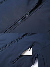 Load image into Gallery viewer, Men&#39;s Regular Fit Solid Zip Up Hooded Jacket, Casual Waterproof Windproof Long Sleeve Jacket for Daily Outdoor Wear, Men Clothing for Fall &amp; Winter
