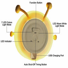 Load image into Gallery viewer, Cartoon Pear Night Light – USB Rechargeable Colour Changing LED Lamp, Cute Ambient Light for Bedroom, Nursery &amp; Living Room Decor, Perfect Bedside Nightlight Gift,Lamp
