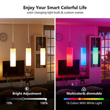 Load image into Gallery viewer, 16 Colors RGB Bulb LED Multicolor Bulb E27 Base 220V Household Lighting Dimmable 24 Key Remote Control Atmosphere Neon Light flood night
