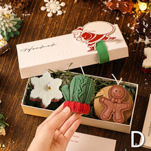 Load image into Gallery viewer, Christmas Gift Box Set with Scented Candles, Christmas Tree Decorations, Knitted Gloves, Gingerbread Man, Holiday Gifts for New Year,christmas present,Decor
