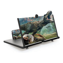 Load image into Gallery viewer, UK Premium 14 Inch Mobile Phone Screen Magnifier Stretch Design 3D HD Mobile Phone Magnification Screen for Watching Movie Videos on All Smartphones Accessories Cellphone Stand Mount
