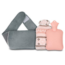 Load image into Gallery viewer, Wearable 3-in-1 Hot Water Bottle Belt – 1L, 112cm Soft Waist Wrap for Neck, Shoulder, Back &amp; Leg Pain Relief,gift
