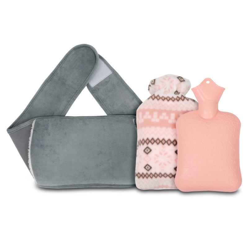 Wearable 3-in-1 Hot Water Bottle Belt – 1L, 112cm Soft Waist Wrap for Neck, Shoulder, Back & Leg Pain Relief,gift