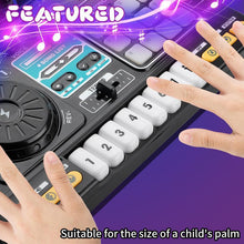 Load image into Gallery viewer, Bluetooth DJ Mixer Toy for Kids with Colorful Lights, Sound Effects &amp; Music Fun Toys for 3-6 Years Old Boys Girls,Gift,Christmas,
