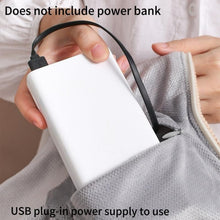 Load image into Gallery viewer, USB rechargeable heating shawl, 3-speed temperature control fast heating blanket, portable heating shawl for office, home, outdoor travel, camping and picnic
