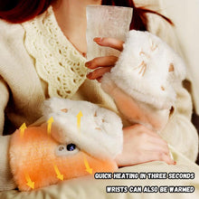 Load image into Gallery viewer, Portable Heating Gloves with Digital Display, Rechargeable Hand Warmer, Heated Gloves with 5 Temperature Modes for Home Use, Fall Gift, Winter Gift
