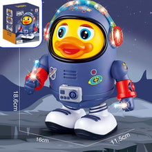 Load image into Gallery viewer, Trending Space Dancing Duck Robot Toy with Music Light and Walking Interactive Sensory Toy for Kids Must Have Birthday Christmas Gift,Christmas,Gift
